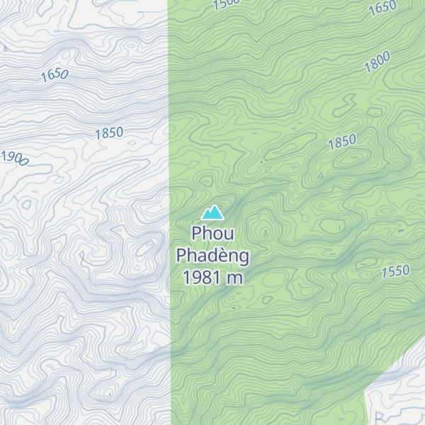 Map of Phou Phadèng