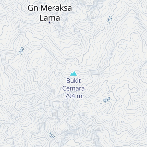Map of Bukit Cemara
