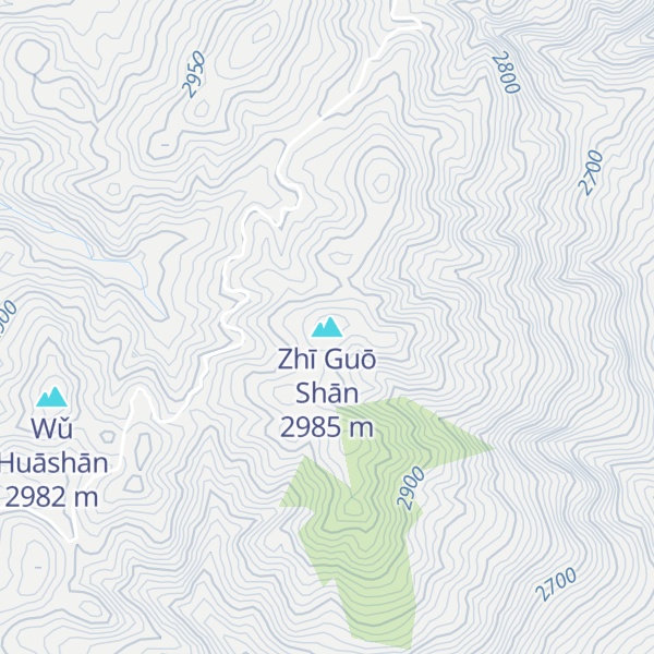 Map of Zhī Guō Shān