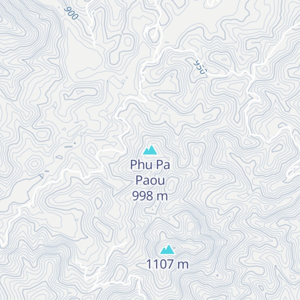 Map of Phu Pa Paou