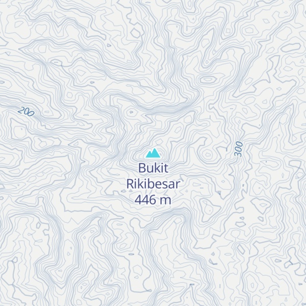 Map of Bukit Rikibesar