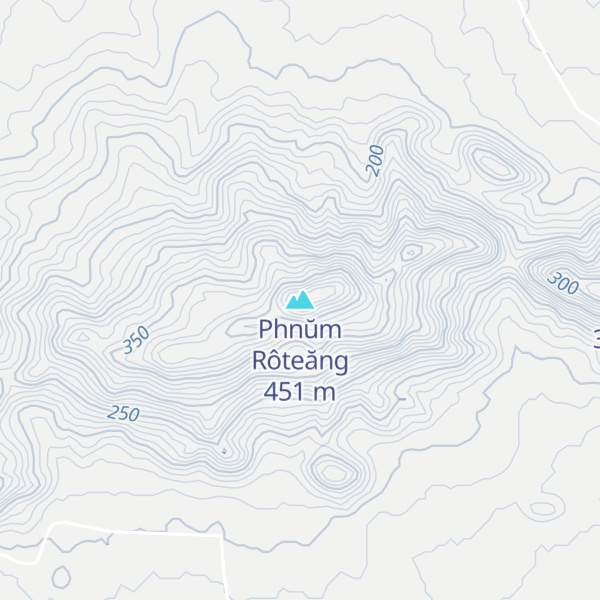 Map of Phnŭm Rôteăng