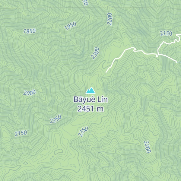 Map of Bāyuè Lín