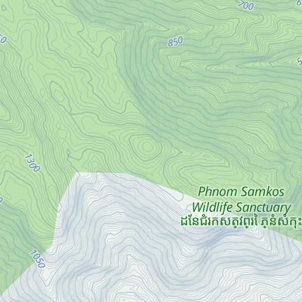 Map of Phnum Tumpoar