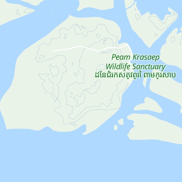 Map of Phnŭm Kaôh Srâlau