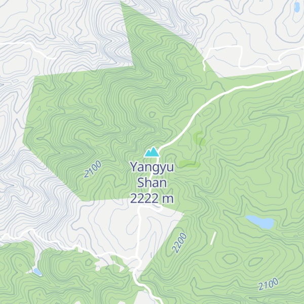 Map of Yangyu Shan