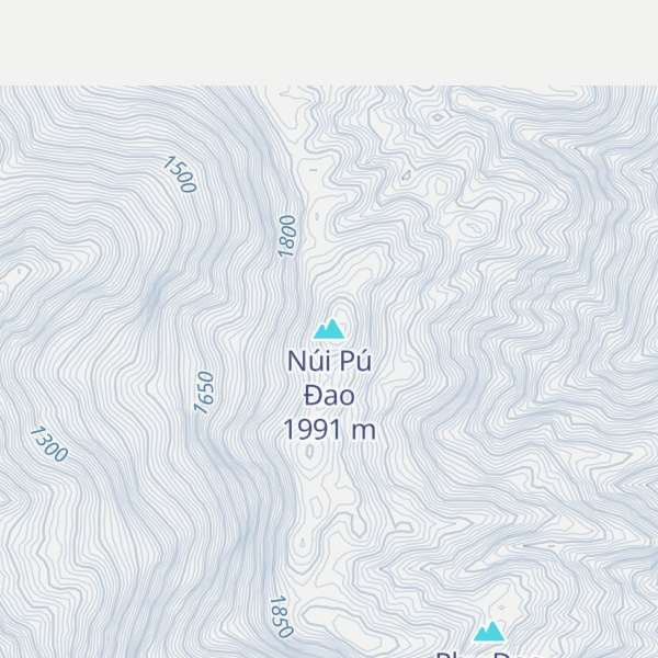 Map of Núi Pú Đao