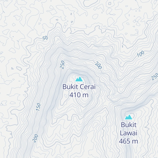 Map of Bukit Cerai