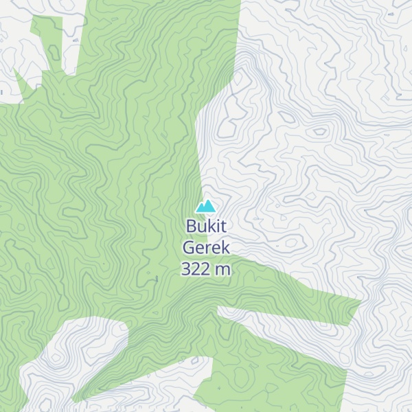 Map of Bukit Gerek