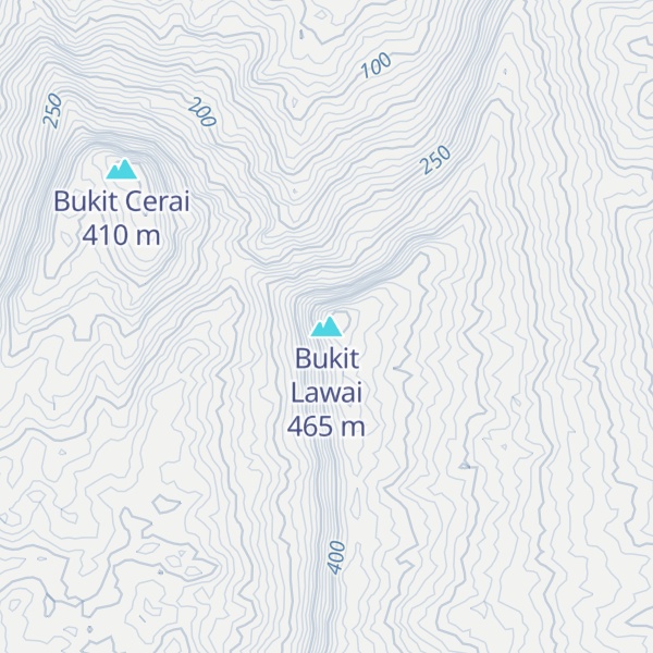 Map of Bukit Lawai