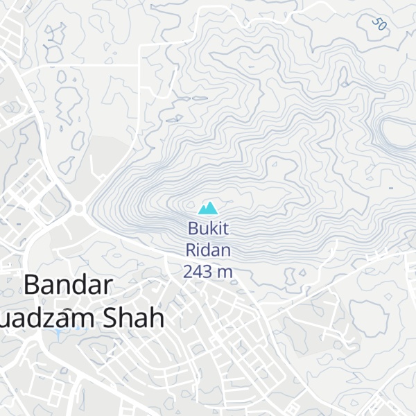 Map of Bukit Ridan