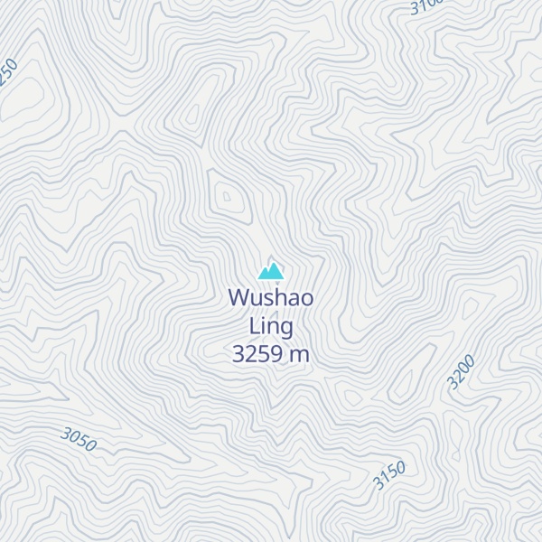 Map of Wushao Ling