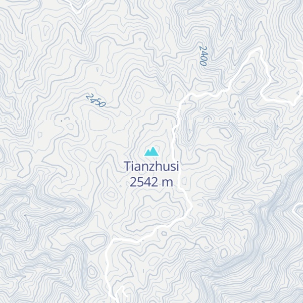 Map of Tianzhusi