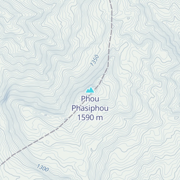 Map of Phou Phasiphou