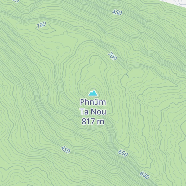 Map of Phnŭm Ta Nou