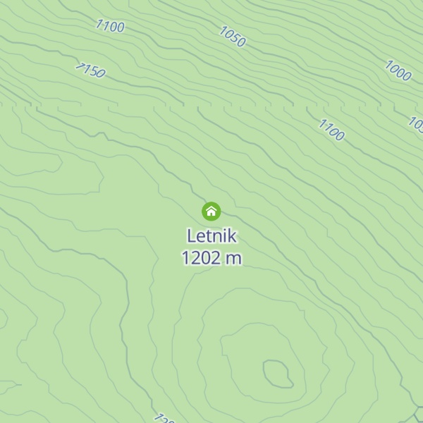 Map of Letnik