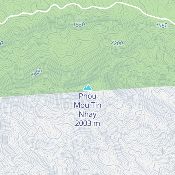 Map of Phou Mou Tin Nhay