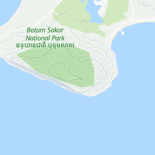 Map of Phnum Dabpram Ten