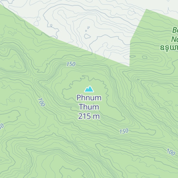 Map of Phnum Thum