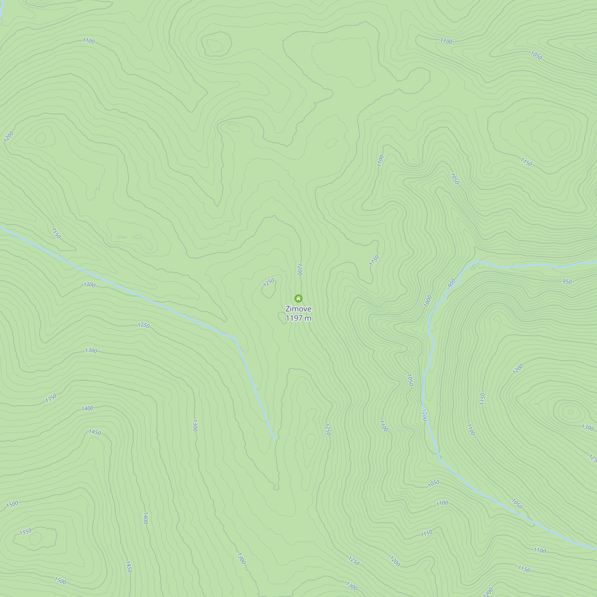 Zimove map