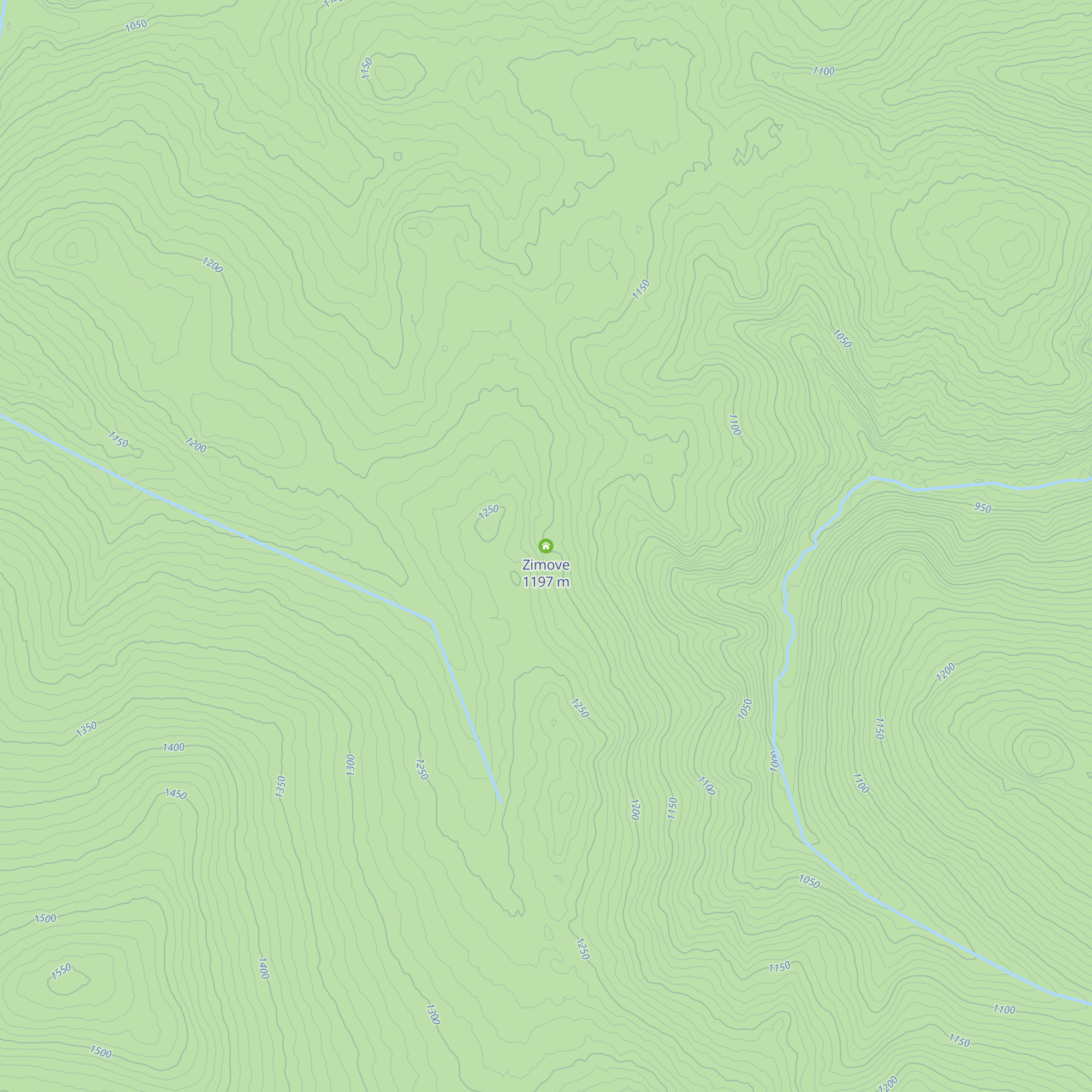 Zimove map