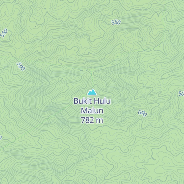 Map of Bukit Hulu Malun