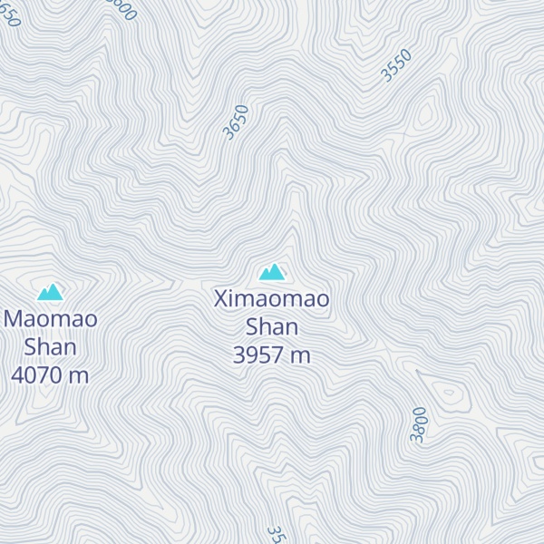 Map of Ximaomao Shan