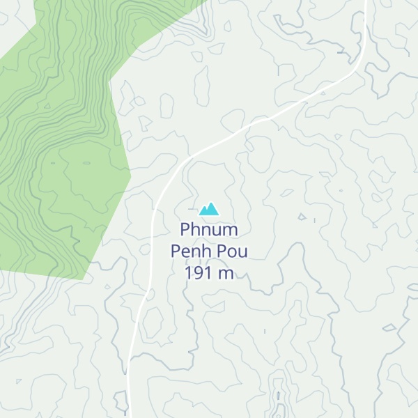 Map of Phnum Penh Pou