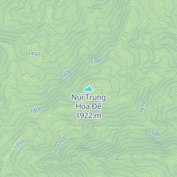 Map of Núi Trung Hoa Đế