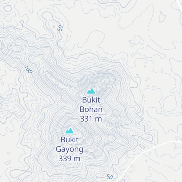 Map of Bukit Bohan