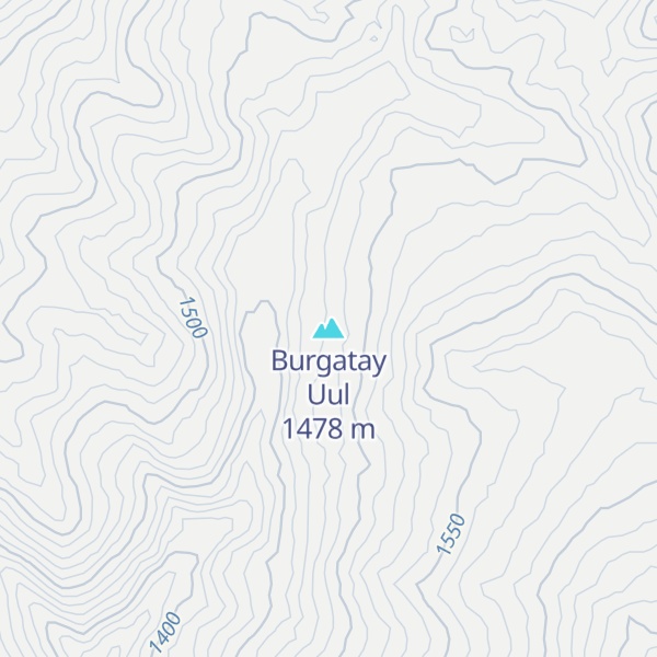 Map of Burgatay Uul