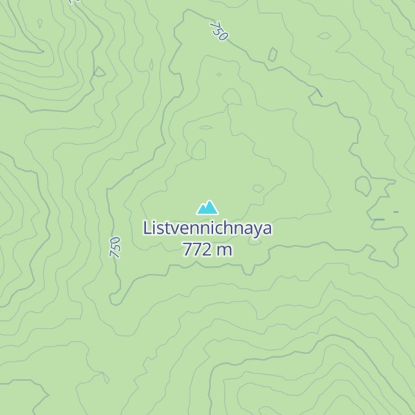 Map of Listvennichnaya