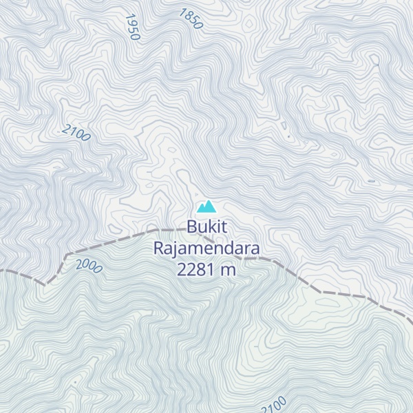 Map of Bukit Rajamendara
