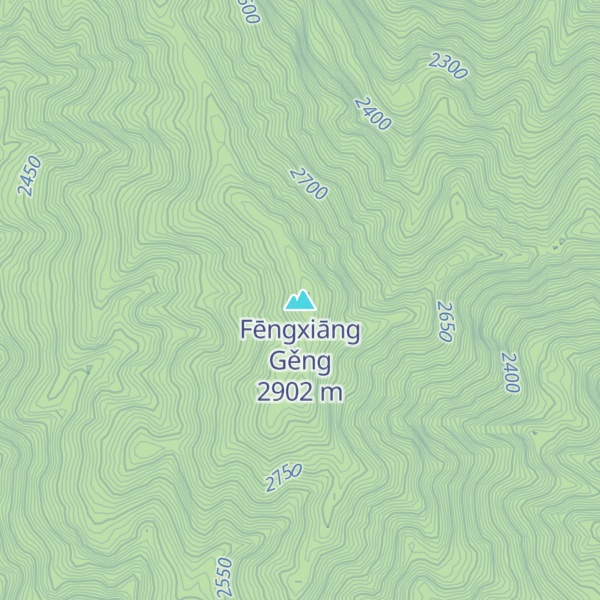 Map of Fēngxiāng Gěng