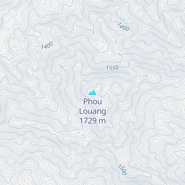 Map of Phou Louang