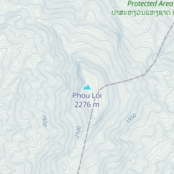 Map of Phou Loi