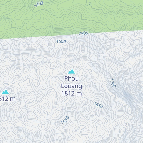 Map of Phou Louang