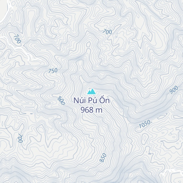 Map of Núi Pú Ổn