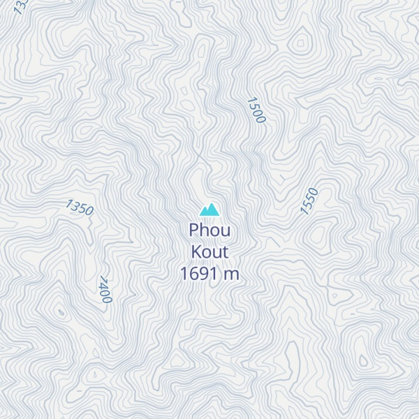 Map of Phou Kout