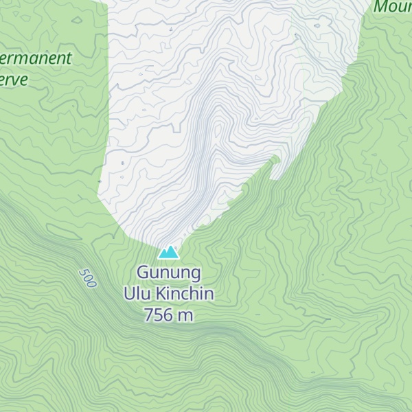 Map of Gunung Kimchem