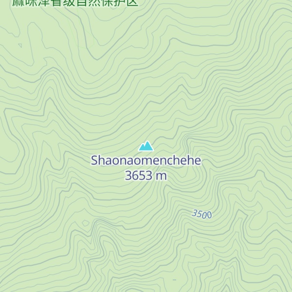 Map of Shaonaomenchehe