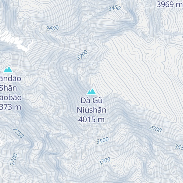 Map of Dà Gǔ Niúshān