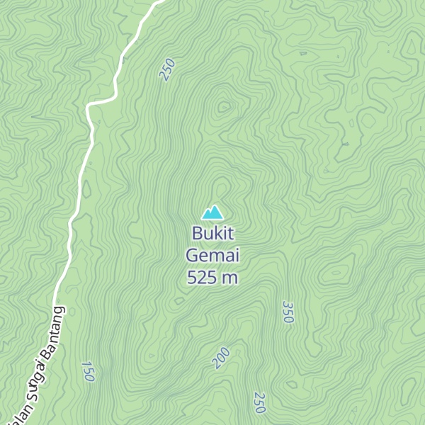Map of Bukit Gemai
