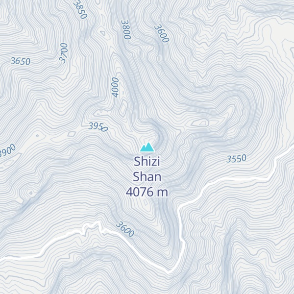 Map of Shizi Shan