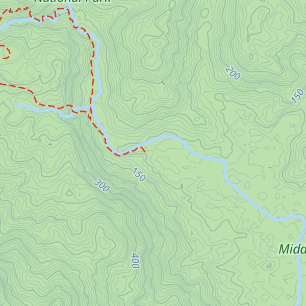 Map of Lubuk Tapah Base Camp (Jungle Huts)