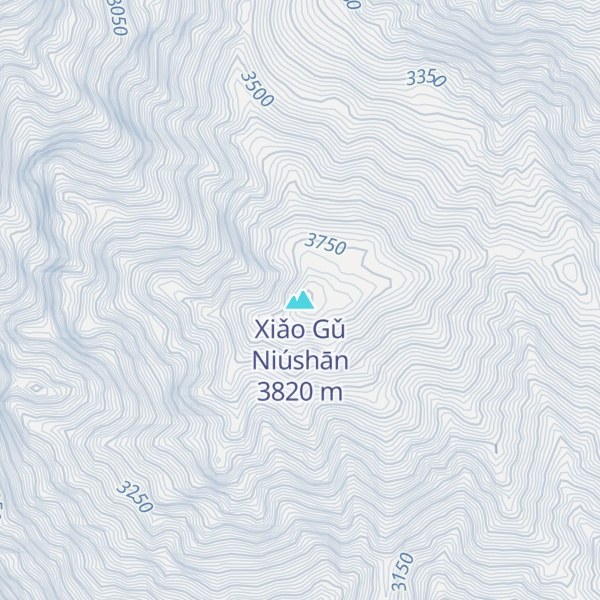 Map of Xiǎo Gǔ Niúshān