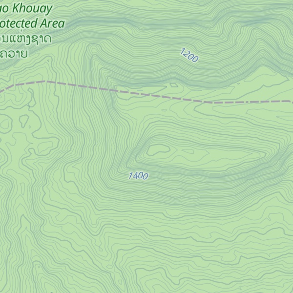 Map of Phou Kônhouat
