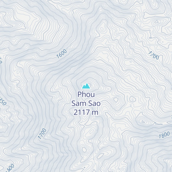 Map of Phou Sam Sao