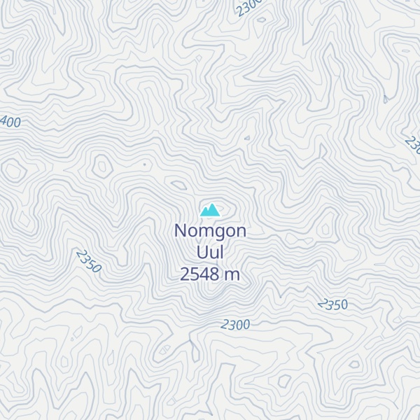 Map of Nomgon Uul