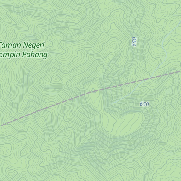 Map of Gunung Beremban